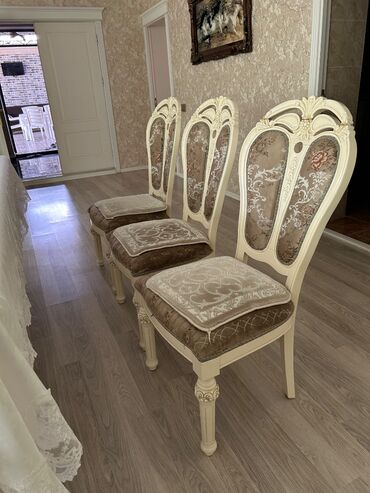 брекеты цена баку: Qonaq otağı üçün, İşlənmiş, 8 stul