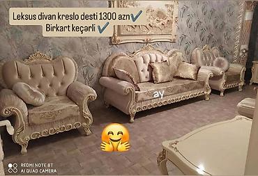 Divan və kreslo dəstləri: Yeni, Divan, 2 kreslo — 1