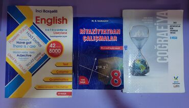 6 cı sinif ingilis dili müəllim üçün metodik vəsait: Kitab 
riyaziyyat 3 azn 
ingilis dili 6 azn
coğrafiya 5 azn