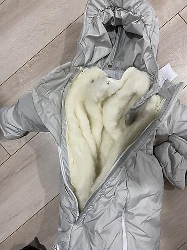 конверт трансформер для новорожденных: Теплый трансформер-конверт для новорождённого - Цвет: светло‑серый с — 2