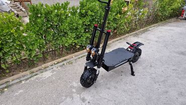 Elektrikli samokatlar: Ağır off-road elektrik skuter - Güclü ikili ön amortizator sistemi və — 9