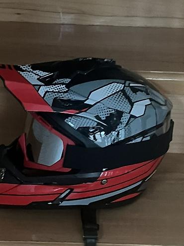 ucuz moto: Motokros/enduro kaskı + qoruyucu eynək dəsti - Üslub — 2