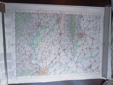 Ostali predmeti za umetnost i kolekcionarstvo: Vojne topografske karte sa slike,iz perioda JNA,11 komada na stanju — 8
