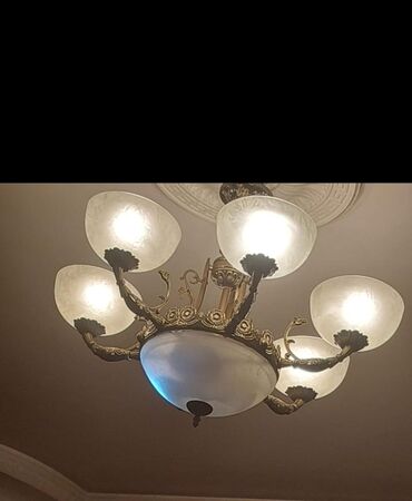Çılçıraq, 6 lampa, Metal