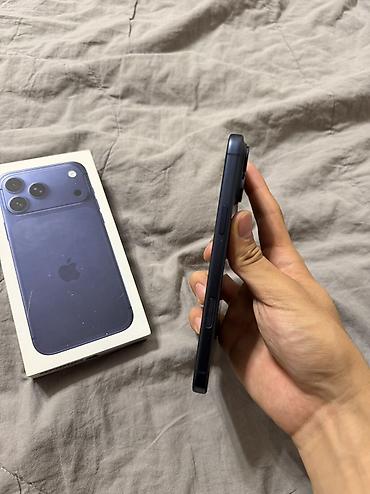 Уюлдук телефондор жана аксессуарлар: IPhone 17 Pro Max, Колдонулган, 256 ГБ, Blue Titanium, 91 % — 5