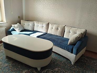 Divan və masa dəstləri: Künc divan və jurnal masası dəsti - Stil: müasir, yumru xətli dizayn — 2