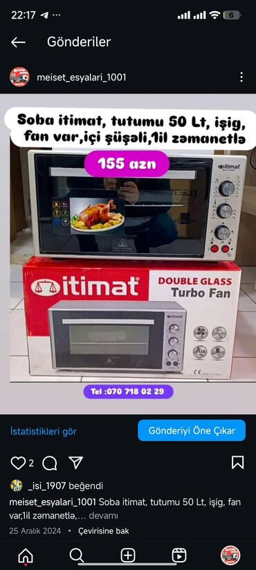 Duxovkalar: Duxovka Elektrik, Ayrıca dayanan — 25