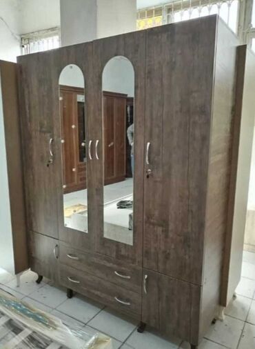 Dolablar: Yeni, Açılan, 4 qapılı Düz dolab, Qarderob, paltar dolabı, Azərbaycan — 2