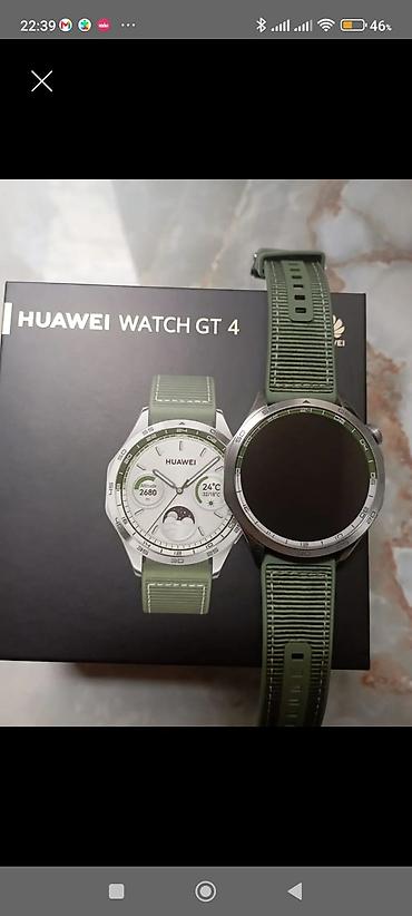 Huawei Watch GT 4 (yaşıl kəmərli, paslanmayan polad çərçivə) Ela lalafo.az -da Huawei Watch GT 4 (yaşıl kəmərli, paslanmayan polad çərçivə) Ela