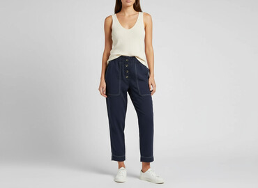 zalando spodnie materiałowe: Zara, Spodnie materiałowe damskie, rozmiar S