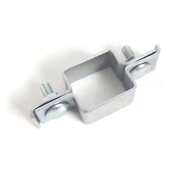 Proizvodi od rolovanog metala, metalni kanali: Obujmica metalna za stub 40x40 – cink + PVC (za 3D i 2D panel) 📍 — 2