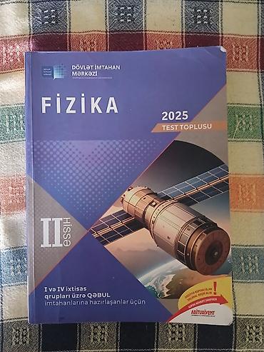 Fizika – 2025 Test Toplusu 2 ci hissə işlədilib.normaldi