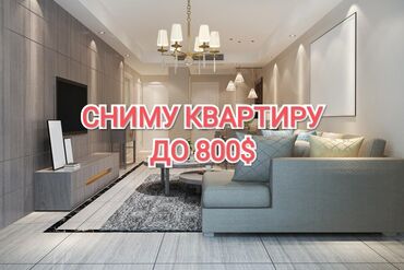 Сниму квартиру: 2 комнаты, 60 м², С мебелью