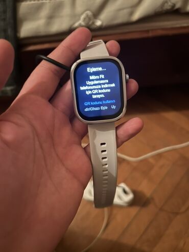 Smart saatlar: Smart saat, Mibro, Sensor ekran, rəng - Bej