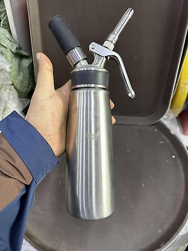 Кондитерский инвентарь: Сифон для взбитых сливок/пен и соусов - Материал корпуса: нержавеющая — 50