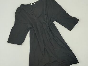 czarne bluzki z cekinami: Blouse, H&M, S (EU 36), condition - Good