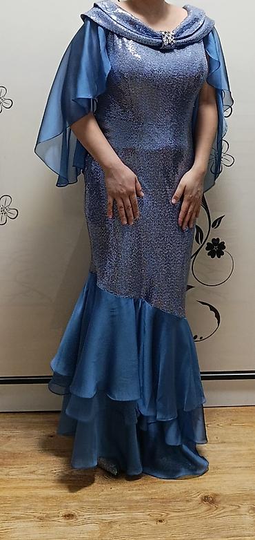 Вечерние платья: Вечернее платье, Длинная модель, Атлас, С рукавами, С пайетками — 5