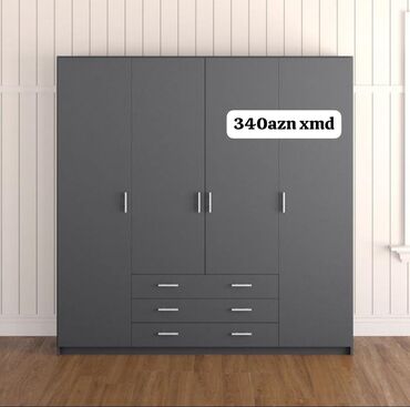 раскладушка купить в баку: Новый, Распашной, 4 двери Прямой шкаф, Гардеробный шкаф