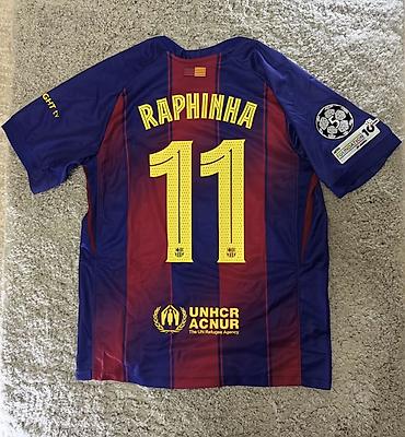 реал форма: Мужская футболка, M, Nike, Новый, цвет - Синий — 1