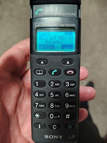 igrice gta: Sony GSM CM-DX1000 mobilni telefon (retro), ima kutiju, punjač, fu — 7