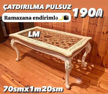 Masa və oturacaq dəstləri: Jurnal masa Üzəri panel/ayaq kauçuk✔️ Qiymət: 180-190₼ Ölçü