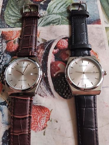 часы наручные: Классические часы часы, Casio, Серебро, Япония, Водонепроницаемые, Мужские, Новый — 1