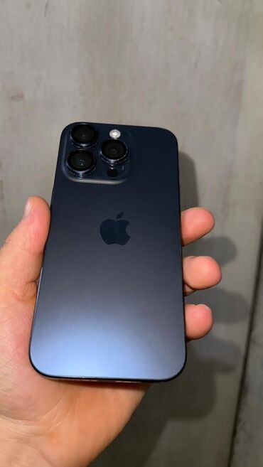 айфон за 0 р заказать списанный: IPhone 15 Pro, Колдонулган, 256 ГБ, Black Titanium, Заряддоочу түзүлүш, Коргоочу айнек, Каптама, 87 %