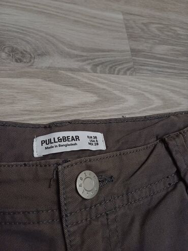 Şalvarlar: Şalvar, Pull and Bear, M (EU 38), rəng - Boz