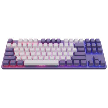 колпачки для клавиатуры: Клавиатура Dark Project KD87A Violet/White Линейные механические