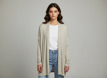 ażurowy kardigan h m: Women`s knitwear, size S