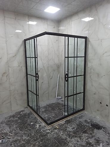 Duş kabinaları, arakəsmələr: Yeni Arakəsmə, Künc üçün, Ödənişli çatdırılma — 14