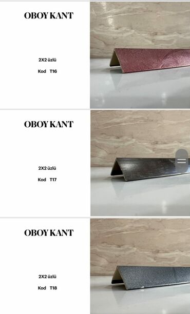 dartma tavan modelleri: Məhsul: OBOY KANT – 2x2 üzlü künc profili Təsvir: - Divar