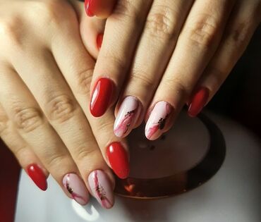 Manikür, pedikür: Manikür, Dırnaqların dizaynı, Evə gəlməklə — 3