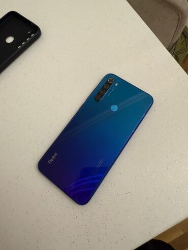Apple iPhone: Redmi Note 8, 64 ГБ, цвет - Голубой, Отпечаток пальца, Две SIM карты, Face ID