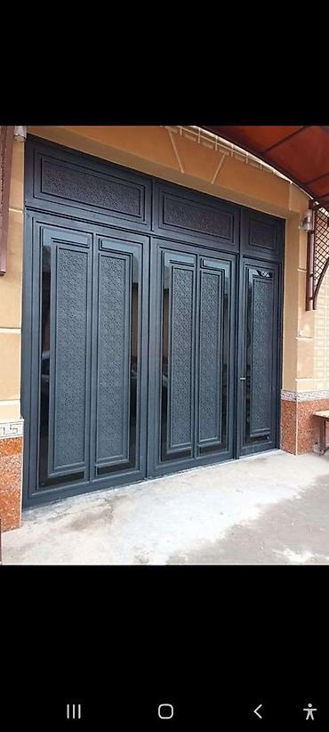 Металлические двери на заказ: Металлическая дверь на заказ, Для частного дома, Двухстворчатая, Железная, Кыргызстан, Бесплатный замер — 8