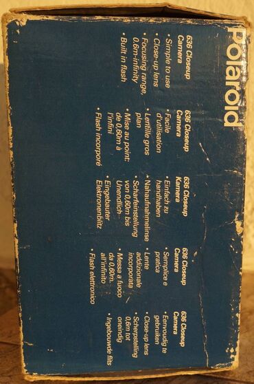 Fotokameralar: Fotoaparat Palaroid “Palaroid” markalı 636 Closeup model qutusunda — 13