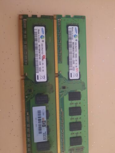 hard disk pc: Operativ yaddaş (RAM) Samsung, 4 GB, 1333 Mhz, DDR3, PC üçün, İşlənmiş