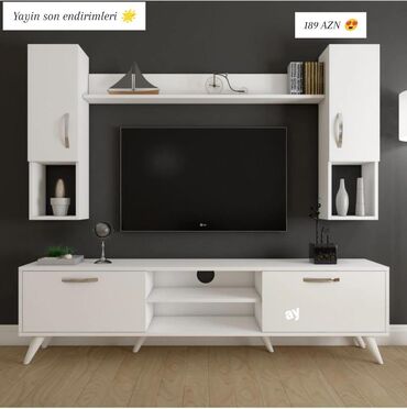 Tv stend tv alti sifarisle hazırlanır. ⚜️Rəng ve olcu seçimi var