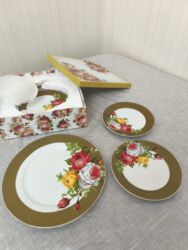 чайный сервиз барановка ссср: Тарелки, 1 шт., цвет - Золотой, Керамика, Турция at lalafo.az чайный сервиз барановка ссср: Тарелки, 1 шт., цвет - Золотой, Керамика, Турция