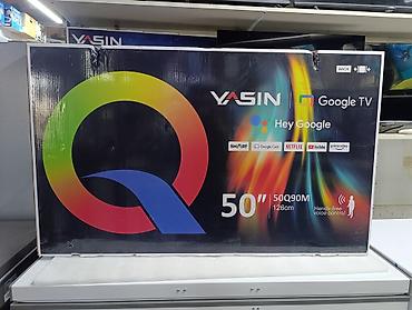 Телевизоры: Телевизор YASIN 50Q90M, диагональ 50" (126 см). Модель на платформе — 1