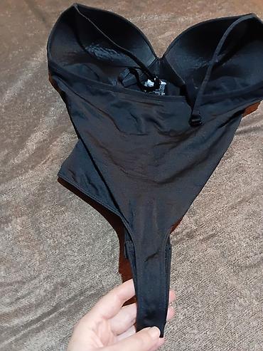 aksa: H&M ženski bodi – crni, model sa korpama i tangama m/l - Brend — 5