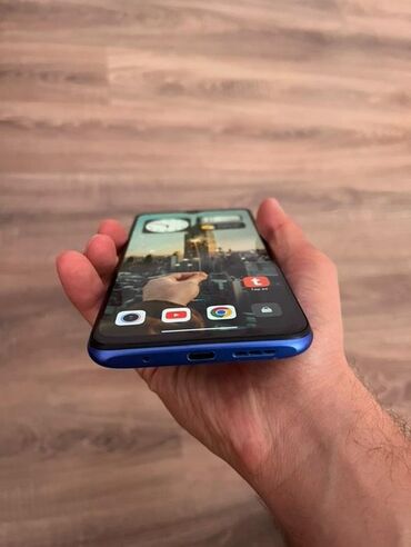 xiaomi mi 9 128gb qiymeti: Xiaomi Redmi 9T, 128 GB, rəng - Mavi, 
 Sensor, Barmaq izi, İki sim kartlı