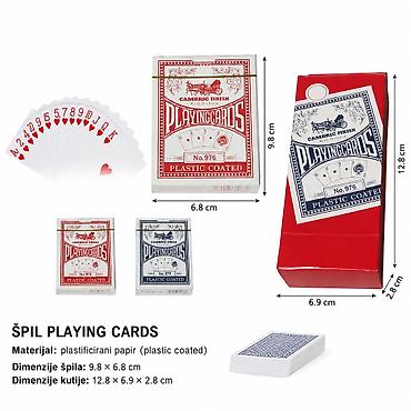 KMT karte za igranje 2001992 Špil playing cards No.976, pogodan za