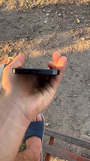 mini iphone: IPhone 15 Pro, Б/у, 128 ГБ, Black Titanium, 92 % — 4
