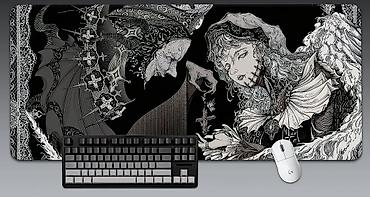 rgb коврик: Игровой коврик для стола (extended, под клавиатуру и мышь) с — 1