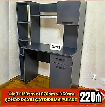 stelaj polka: Düz masa, Polkalı, Siyirməli, Sadə laminat — 1