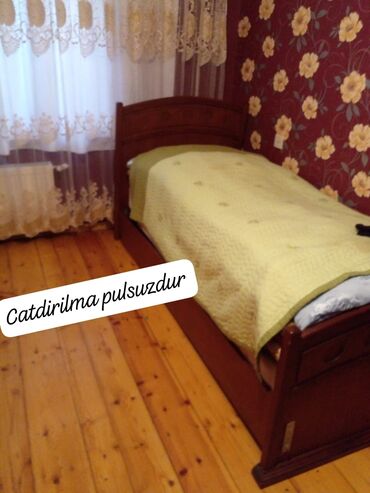 SaraTek neferlik carpayi bazalidir 2 ededdir 2 si birlikde catdirilma