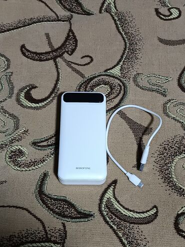 буфера машины: Портативный аккумулятор BOROFONE + кабель - Внешний аккумулятор в