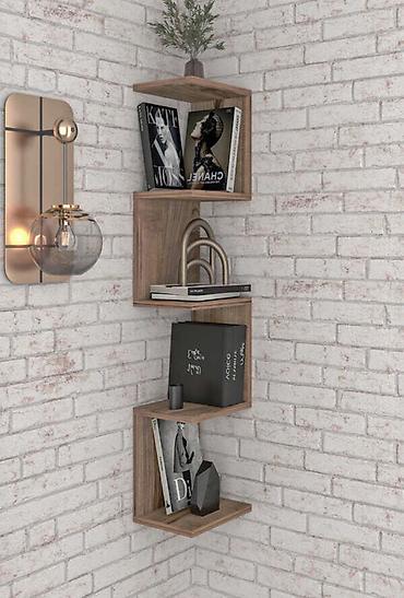 lalafo mebel stol stul: Künc divar rəfi – çoxsəviyyəli modul dizayn - Model: künc üçün — 1