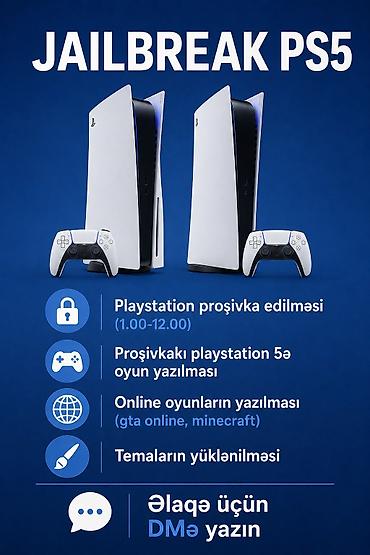 ремонт плейстейшен 5: Playstation 5 Phat, Slim, Pro modeller ucun prosivka! 1.00-12.70 — 1